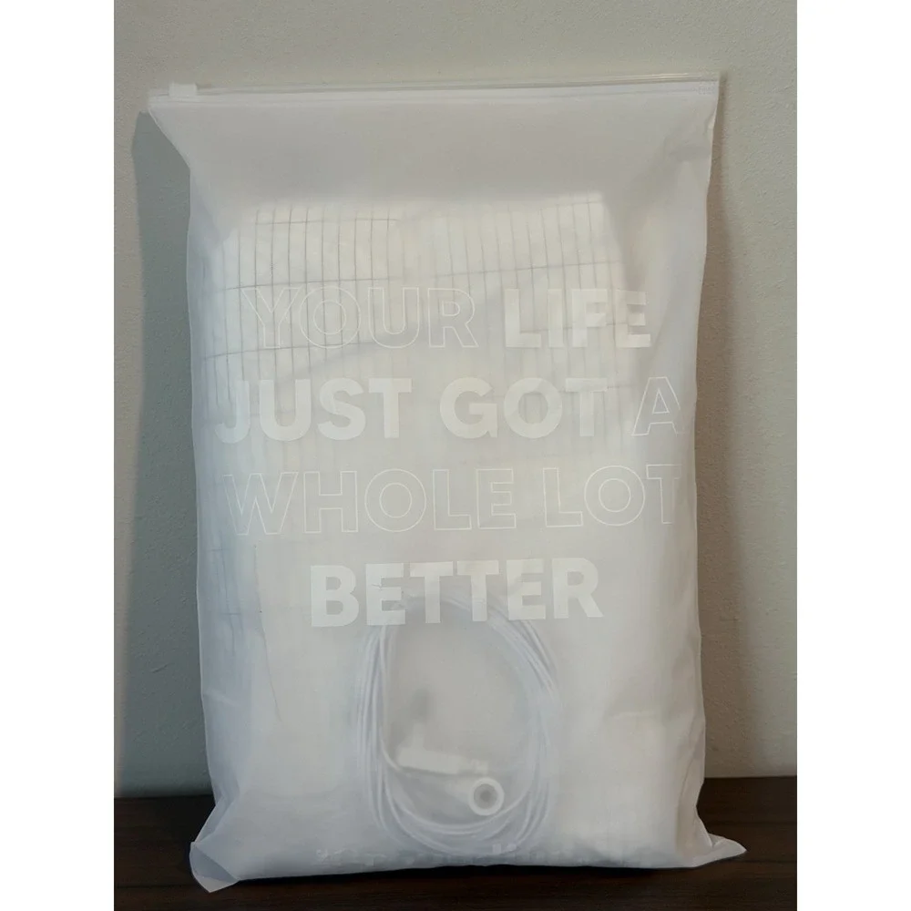 The Grounding Co. King Size Terra Fitted Sheet in White Cord Included New